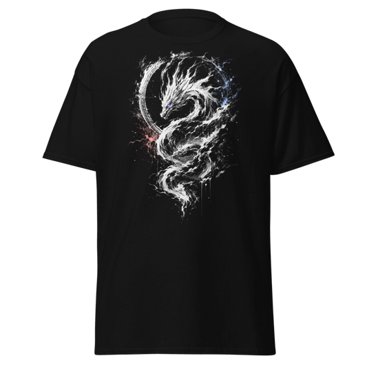 Koszulka T-Shirt Rizer z nadrukiem na przodzie, wygodny materiał, casualowy styl, jasny kolor, idealna na co dzień