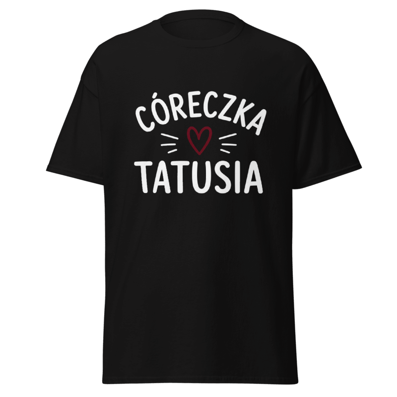 Koszulka T-Shirt Rizer "Córeczka Tatusia" z nadrukiem, miękki materiał, idealna dla dziewczynki, wygodny i stylowy wygląd
