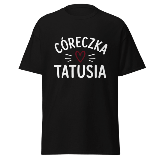 Koszulka T-Shirt Rizer "Córeczka Tatusia" z nadrukiem, miękki materiał, idealna dla dziewczynki, wygodny i stylowy wygląd