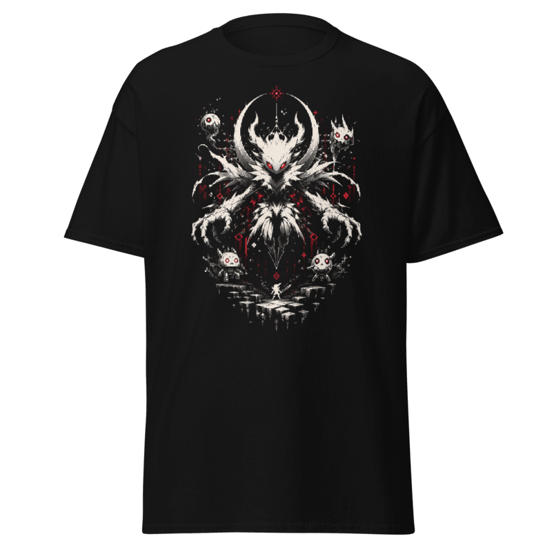 Koszulka T-Shirt Rizer z nadrukiem, czarna, miękka bawełna, casualowy styl, widoczny nadruk na piersi