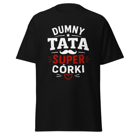 Koszulka "Dumny Tata Super Córki"